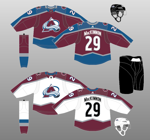 colorado avalanche jersey font