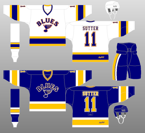 blues jersey history