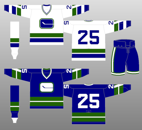 canucks 70s jersey