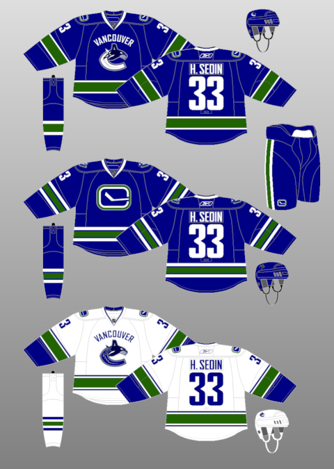 nhl vancouver canucks jersey