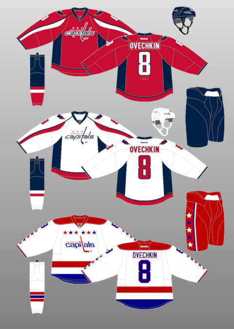 washington capitals uniforms