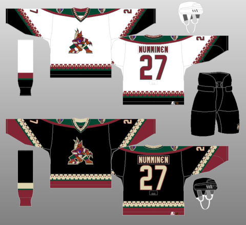 arizona coyotes old jersey