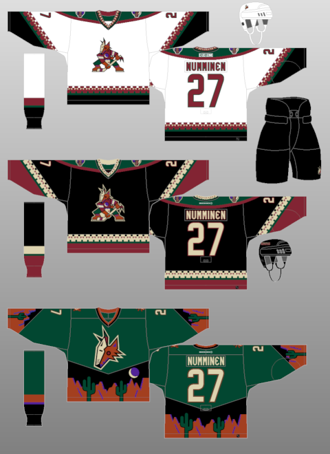 old school phoenix coyotes jersey