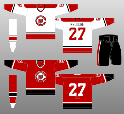 1976-77 First Year Cleveland Barons Replica Jersey. Hockey