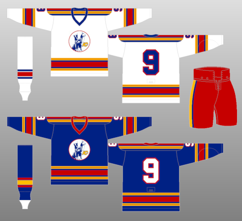 1974-75 Vintage Hockey Mitchell & Ness KANSAS CITY SCOUTS Hockey