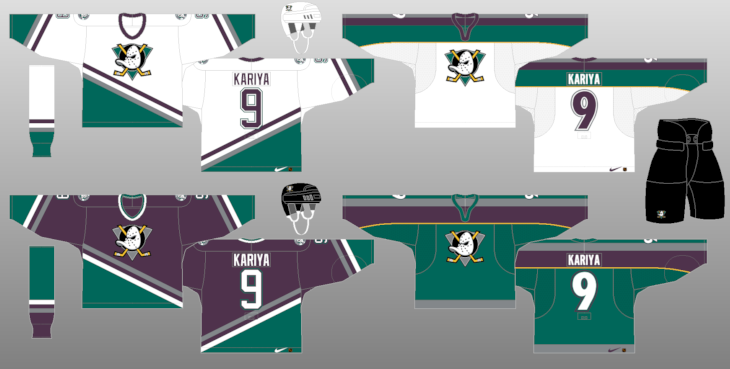 mighty ducks uniform