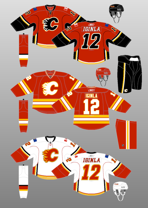 2004 calgary flames jersey