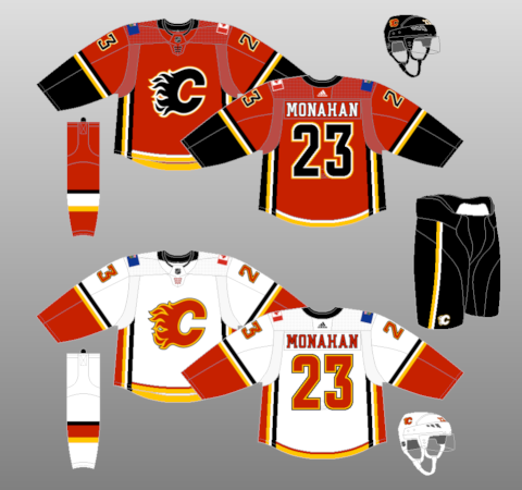 nhl flames jersey