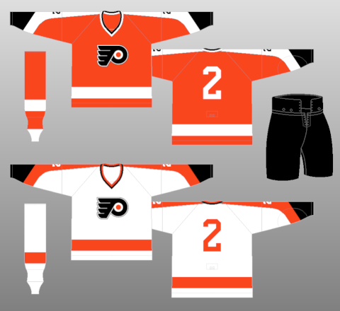 philadelphia flyers uniforms