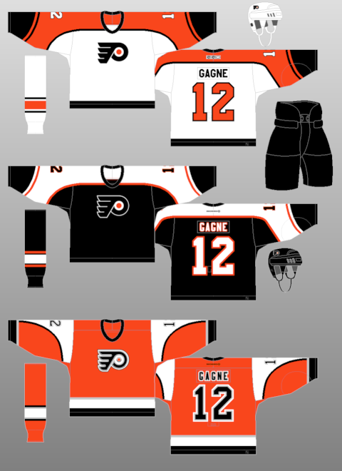 Vintage '02-'07 PHILADELPHIA FLYERS Men's XL NHL Orange Alternate  Jersey KOHO