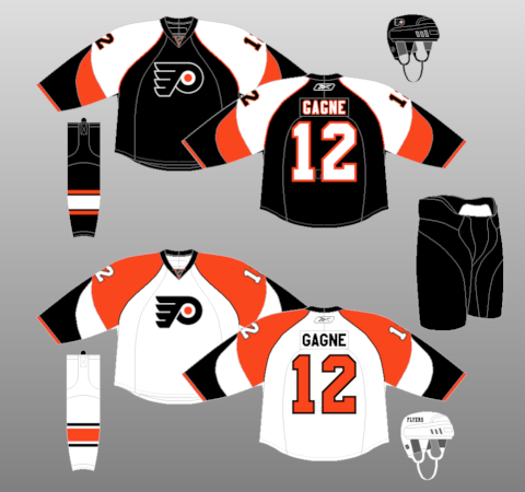 flyers jerseys through the years