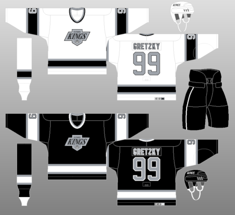 1988-98 Los Angeles Kings Home Jersey