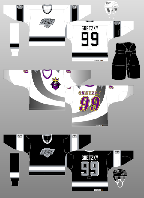 La kings jersey font online