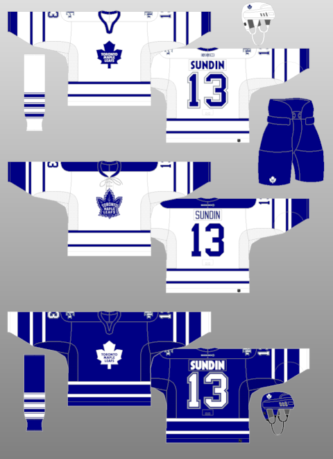 Toronto Maple Leafs 1945-48 - The (unofficial) NHL Uniform Database