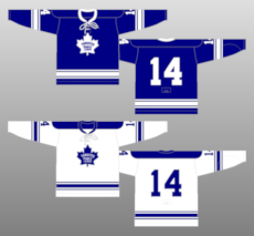 Toronto Maple Leafs Baseball 1960s Atlas Jersey