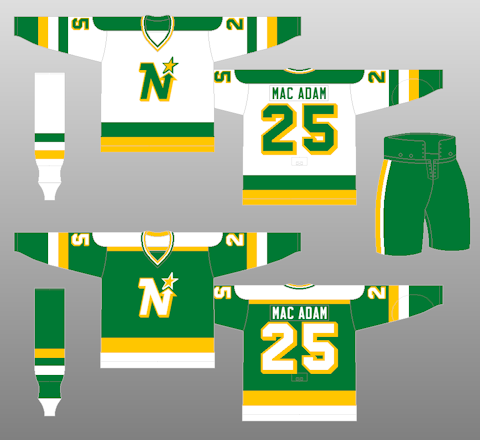 1979-1980 Minnesota North Stars Home Hockey Jersey