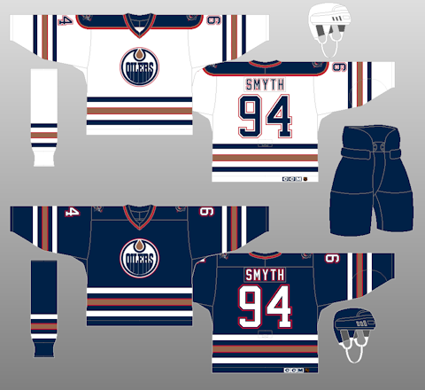 edmonton oilers old jersey