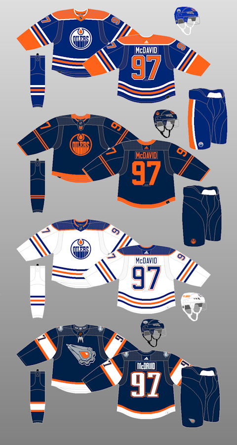 2021-22 Edmonton Oilers - The (unofficial) NHL Uniform Database