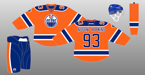 NHL Edmonton Oilers 2001-02 uniform and jersey original art – Heritage  Sports Art