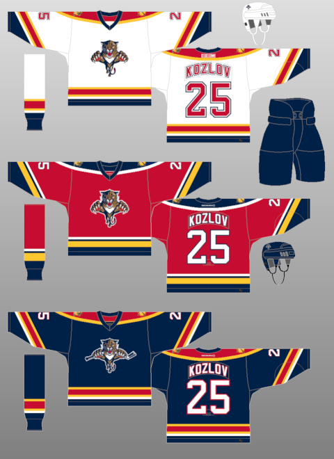 florida panthers uniforms