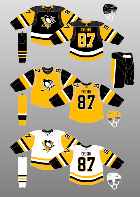 2018-19 Pittsburgh Penguins Stadium Series Alternate Jerseys