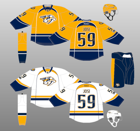 nashville predators uniforms