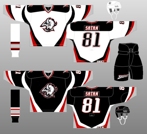 buffalo sabres black and red