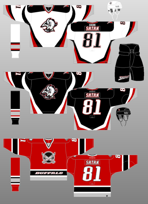 buffalo sabres black and red jersey