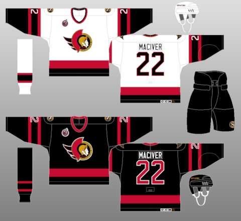 ottawa senators new jersey design