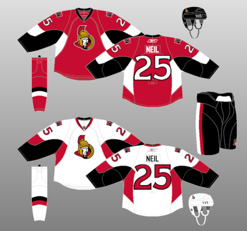 Ottawa senators cheap 25th anniversary jersey