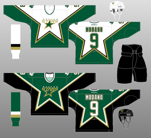 nhl stars jersey