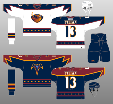 nhl thrashers jersey