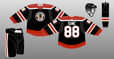 Chicago Blackhawks ('26) - Reverse Retro Revised : r/hockey