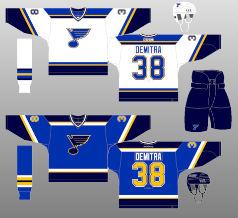 Found in the wild 2005 St-Louis Blues Prototype Jersey : r/hockeyjerseys