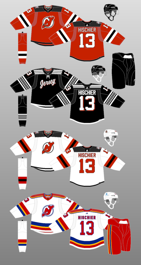 New Jersey Devils 40th Anniversary Jersey Patch (2022-23)