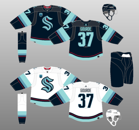 Seattle Kraken - The (unofficial) NHL Uniform Database