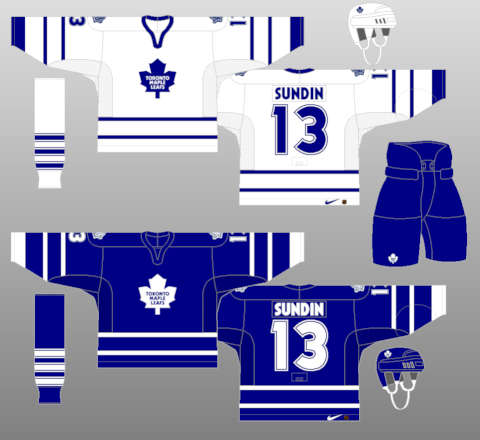 Toronto Maple Leafs 1970-72, 1973-76 - The (unofficial) NHL Uniform Database