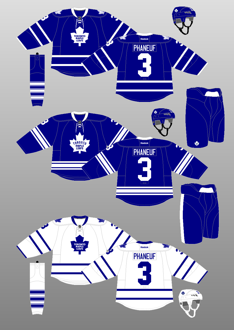 leafs jerseys through the years