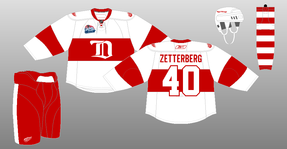 all red wings jerseys