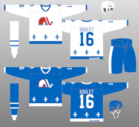 Quebec Nordiques 1991-95 - The (unofficial) NHL Uniform Database