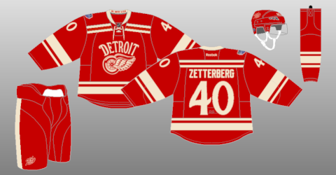 detroit red wings 2014 winter classic jersey