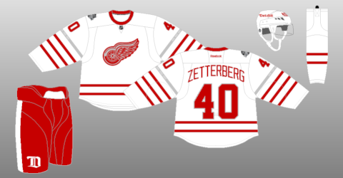 Red Wings unveil uniforms for 2017 Centennial Classic.