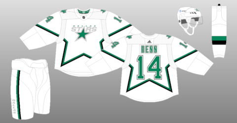 Dallas Stars Customized Number Kit For 2021 Reverse Retro Jersey –  Customize Sports
